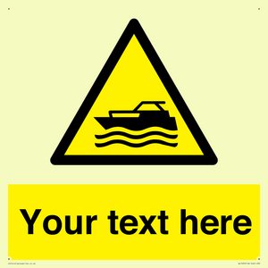 Custom Warning motorised watercraft